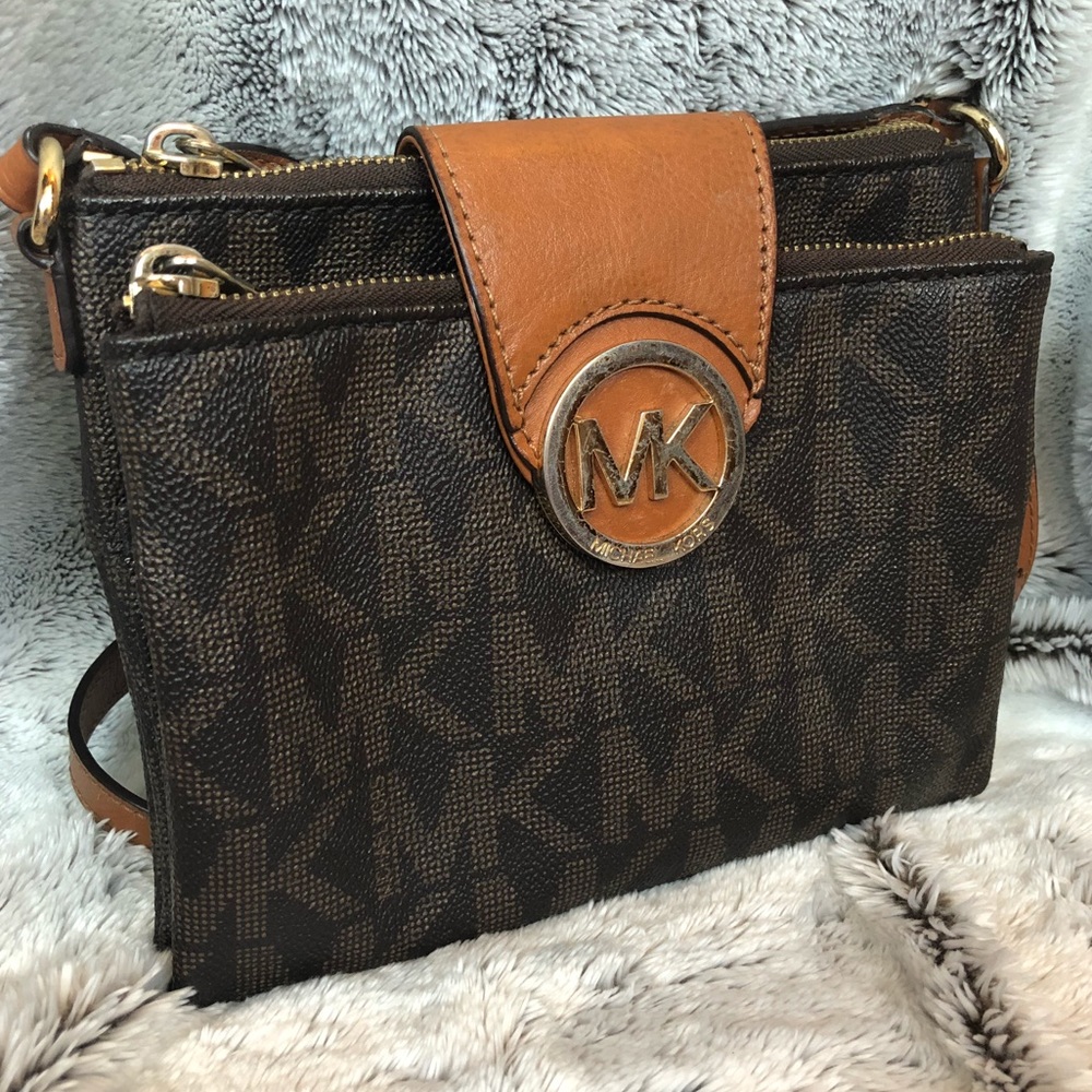 MK Signature Logo Crossbody